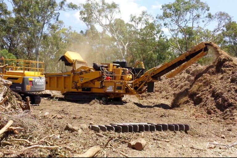 Ryan's Mulching and their Vermeer HG6000TX Horizontal Grinder
