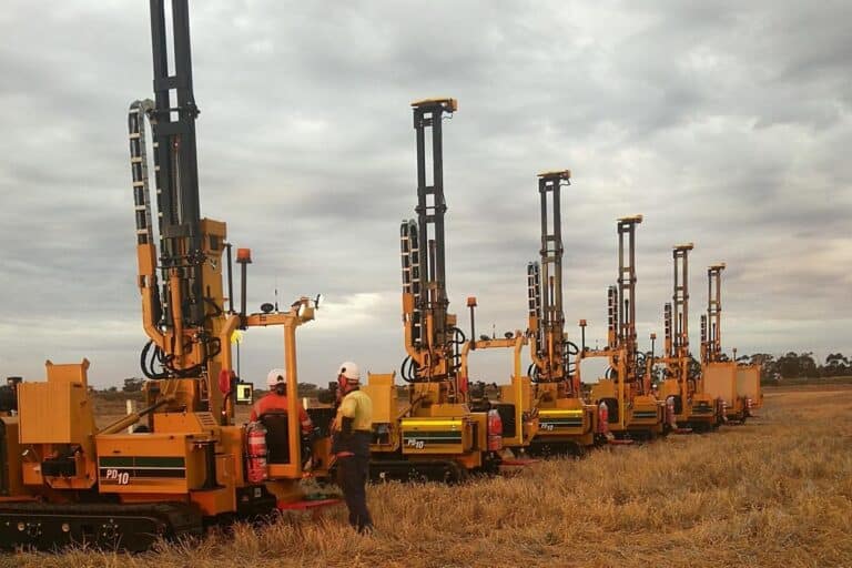 CableNet's fleet of Vermeer PD10 Pile Drivers