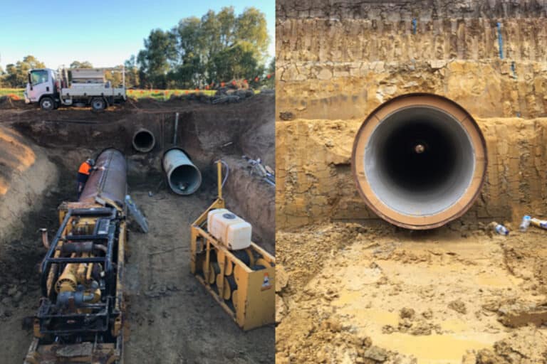 Shoota Drilling and Civil working with their McLaughlin Auger Borers.