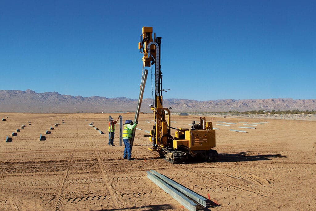 Vermeer PD10 Solar Pile Driver - Vermeer Australia