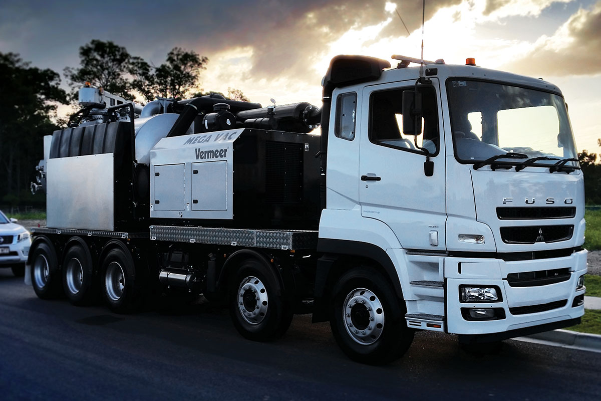 VX200 Vacuum Excavator truck mounted Mega Vac in Australia